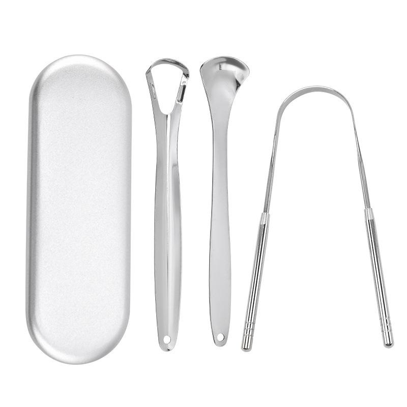 3/4Pcs Tongue Scraper Cleaner With Travel Handy Case Dental Brush Bad Breath Kit Metal For Adults Eliminate Professional Tool
3/4Pcs Tongue Scraper Cleaner With Travel Handy Case Dental Brush Bad Breath Kit Metal For Adults Eliminate Professional Tool