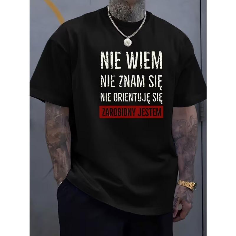 European Size A Men S Summer Casual T-Shirt Featuring a Striking Graphic Print, Slightly Stretchy And Breathable, Available in Multiple Colors L чорний
European Size A Men S Summer Casual T-Shirt Featuring a Striking Graphic Print, Slightly Stretchy And Breathable, Available in Multiple Colors L чорний