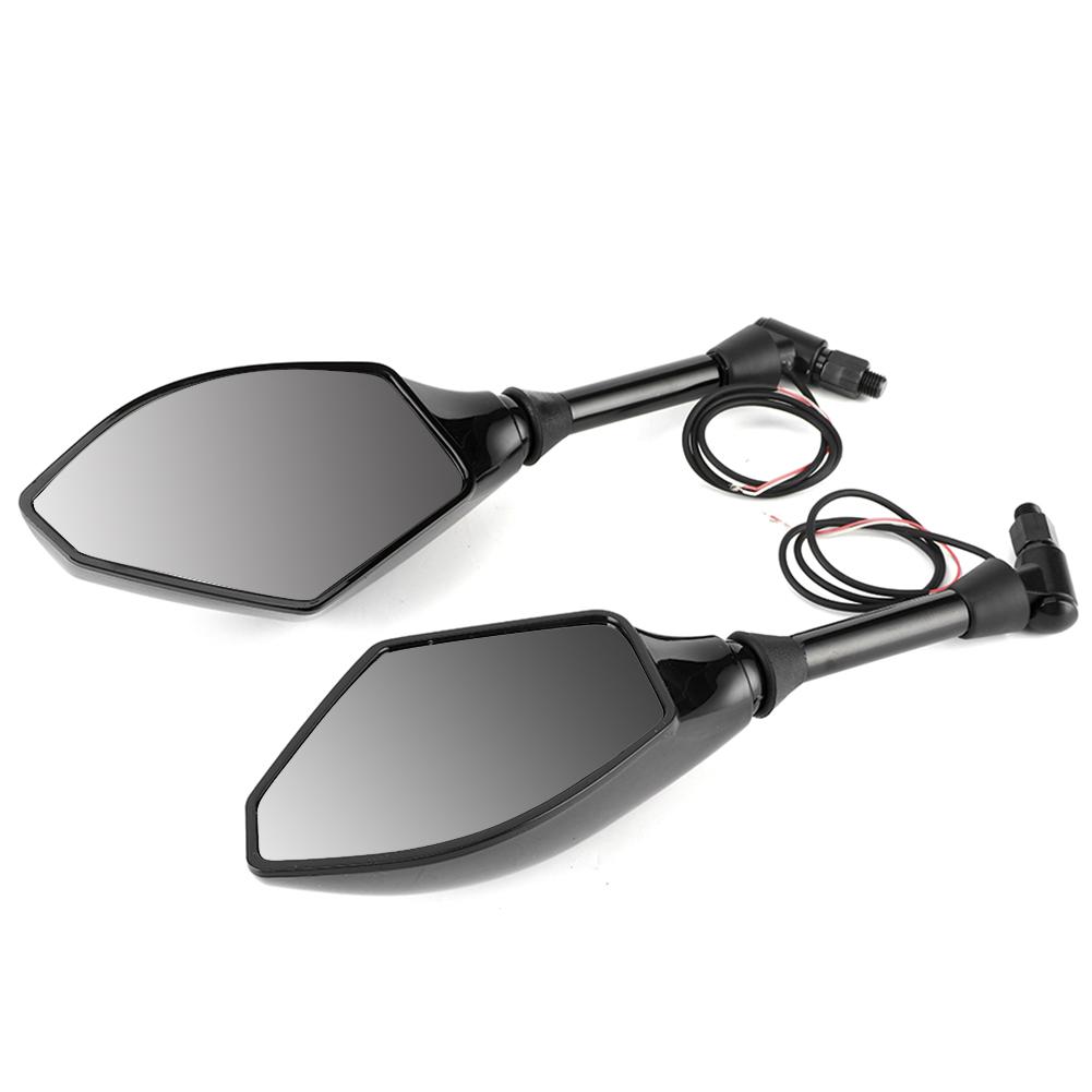 2pcs Motorcycle LED Turn Lights Side Rearview Mirrors 10mm 0.4in Thread Fit for HondaBlack чёрный
2pcs Motorcycle LED Turn Lights Side Rearview Mirrors 10mm 0.4in Thread Fit for HondaBlack чёрный