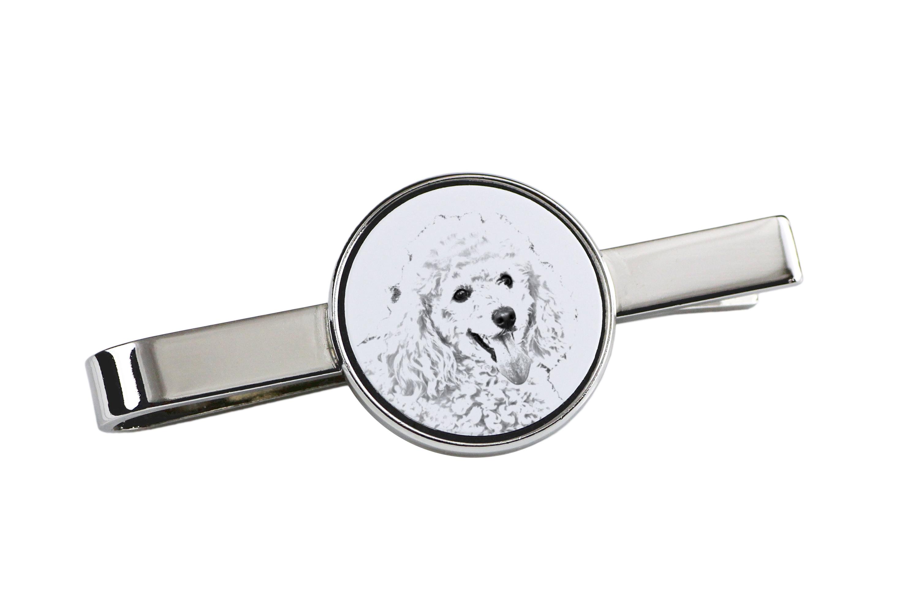 Poodle - tie clip with a dog, personalized tie clip, a unique gift for a man from the Art-Dog brand срібний
Poodle - tie clip with a dog, personalized tie clip, a unique gift for a man from the Art-Dog brand срібний