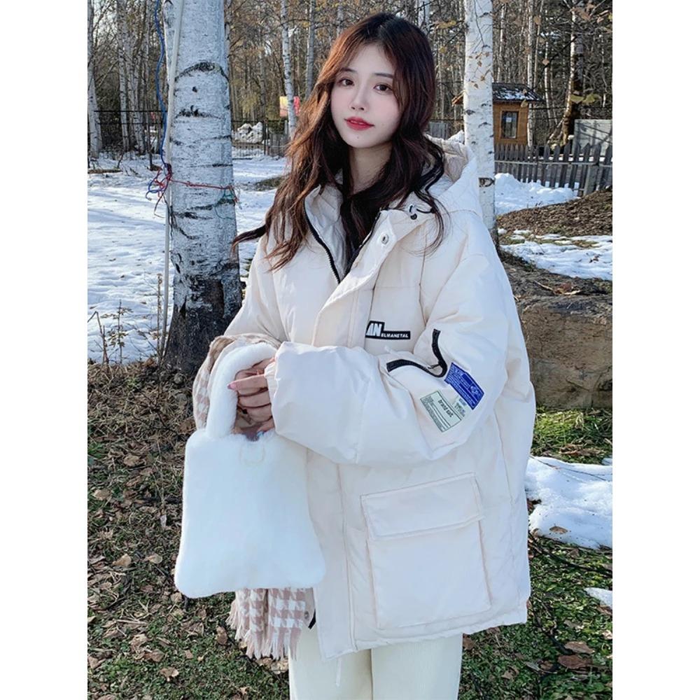 Oversize Thick Casual Hooded Sustans Parkas Cotton Winter Jackets For Women Long Down Coats Korean Fashion Office Lady Clothes S
Oversize Thick Casual Hooded Sustans Parkas Cotton Winter Jackets For Women Long Down Coats Korean Fashion Office Lady Clothes S