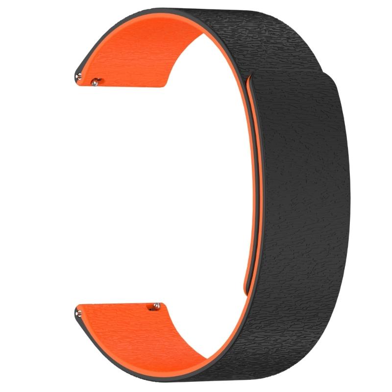 18/20/22mm Silicone Wriststrap Replacement Quick Release Magnetic Bracelet Band Breathable Strap for Watch 4 5 6 18mm чорний/помаранчевий
18/20/22mm Silicone Wriststrap Replacement Quick Release Magnetic Bracelet Band Breathable Strap for Watch 4 5 6 18mm чорний/помаранчевий