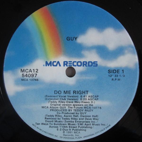 12inch Record GUY - Do Me Right MCA1254097 MCA Records 1991 US Rap & Hip-Hop/R&B Used
12inch Record GUY - Do Me Right MCA1254097 MCA Records 1991 US Rap & Hip-Hop/R&B Used