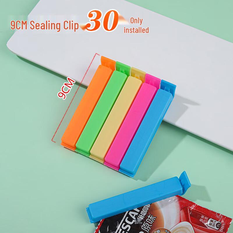 Colored Food Bag Sealing Clips (30-Pack)
Colored Food Bag Sealing Clips (30-Pack)