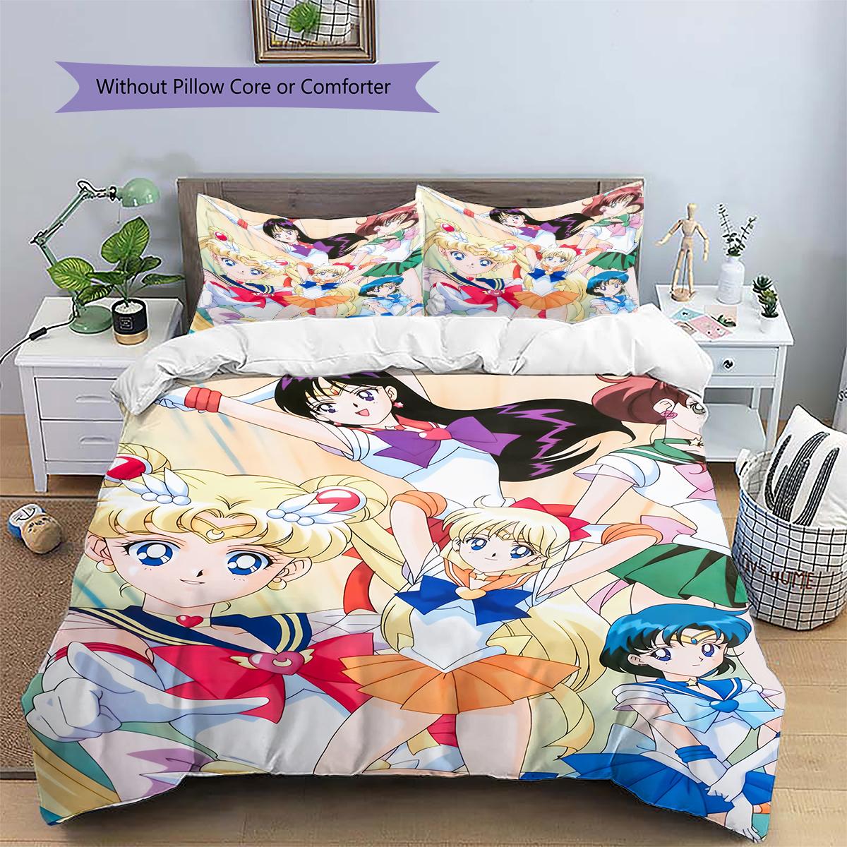 Sailor Moon Poster Duvet Cover & Pillowcases, Sailor Moon Fan Bedroom Bedding, Perfect Gift.chl 135x200cm
Sailor Moon Poster Duvet Cover & Pillowcases, Sailor Moon Fan Bedroom Bedding, Perfect Gift.chl 135x200cm