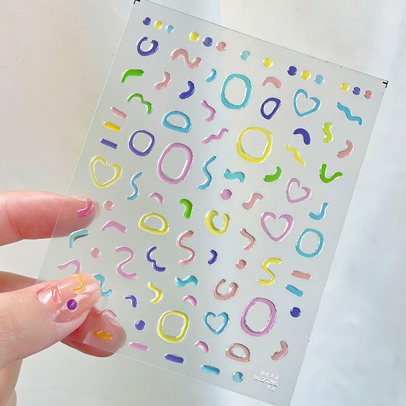 2025 New Arrival Internet Celebrity Dopamine Cute Three-Dimensional Graffiti Jelly Line Nail Stickers Decorations Nail Accessories to2786 Color Jelly
2025 New Arrival Internet Celebrity Dopamine Cute Three-Dimensional Graffiti Jelly Line Nail Stickers Decorations Nail Accessories to2786 Color Jelly