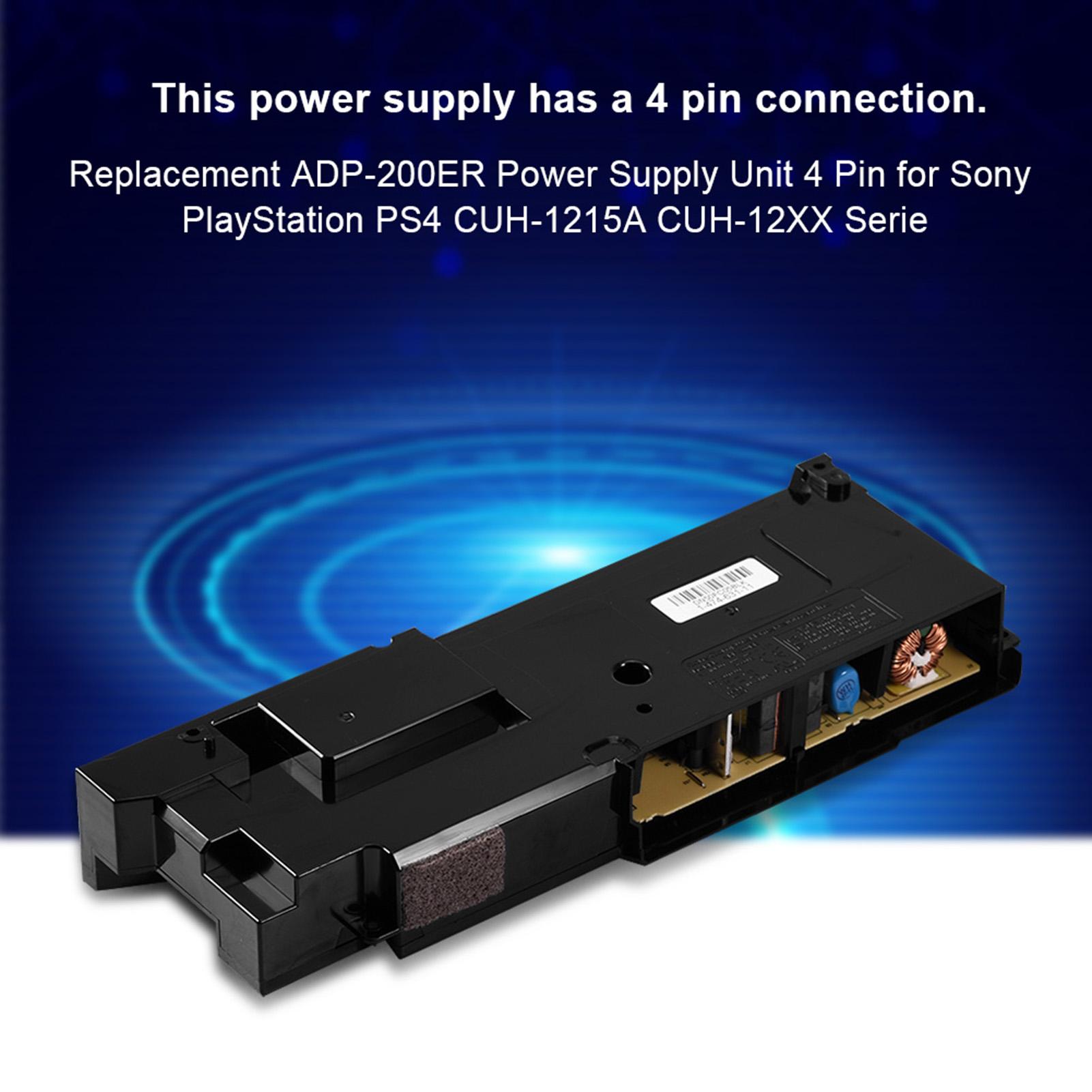 Replacement ADP‑200ER Power Supply Unit 4 Pin for Sony PlayStation PS4 CUH‑1215A CUH‑12XX Serie чёрный
Replacement ADP‑200ER Power Supply Unit 4 Pin for Sony PlayStation PS4 CUH‑1215A CUH‑12XX Serie чёрный