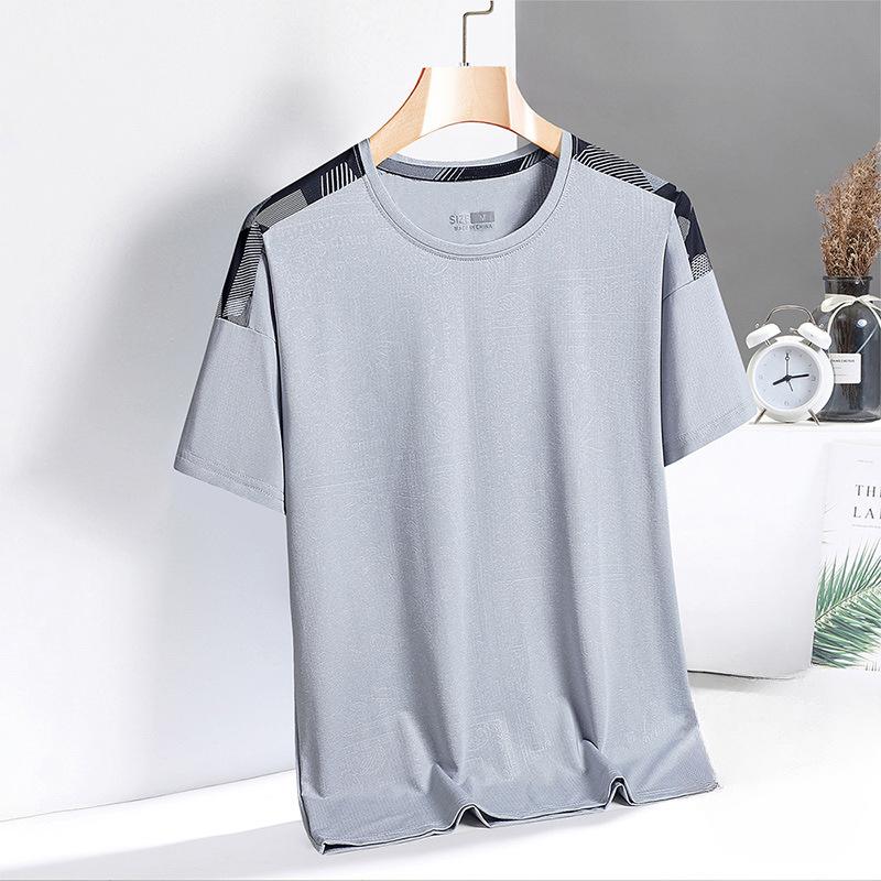 Summer New Short-sleeved Artificial Silk T-shirt Men s Fitness Sports Outdoor Quick-drying Short-sleeved T-shirt
Summer New Short-sleeved Artificial Silk T-shirt Men s Fitness Sports Outdoor Quick-drying Short-sleeved T-shirt