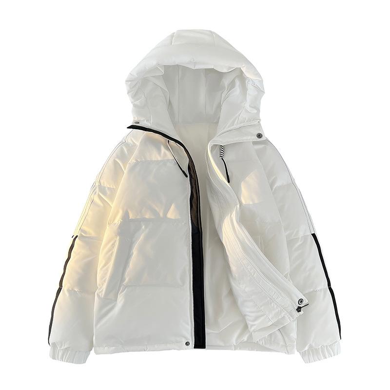 Men s and women s fashion trend hooded solid color versatile white duck down jacket youth casual warm jacket M
Men s and women s fashion trend hooded solid color versatile white duck down jacket youth casual warm jacket M