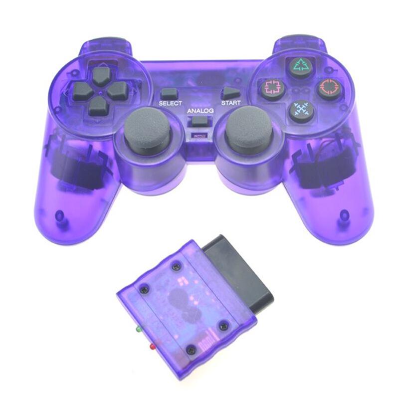 Transparent Color Wireless Gamepad For PS2 2.4G Vibration Joystick Blutooth Controller compatible For Playstation 2 Joypad фіолетовий
Transparent Color Wireless Gamepad For PS2 2.4G Vibration Joystick Blutooth Controller compatible For Playstation 2 Joypad фіолетовий