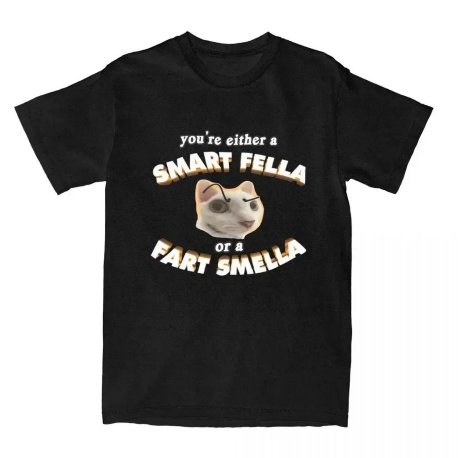 Funny Meme T Shirts You re A Smart Fella Or A Fart Smella Tee Shirt Novelty Womes T-shirt Clothing Summer S чёрный
Funny Meme T Shirts You re A Smart Fella Or A Fart Smella Tee Shirt Novelty Womes T-shirt Clothing Summer S чёрный