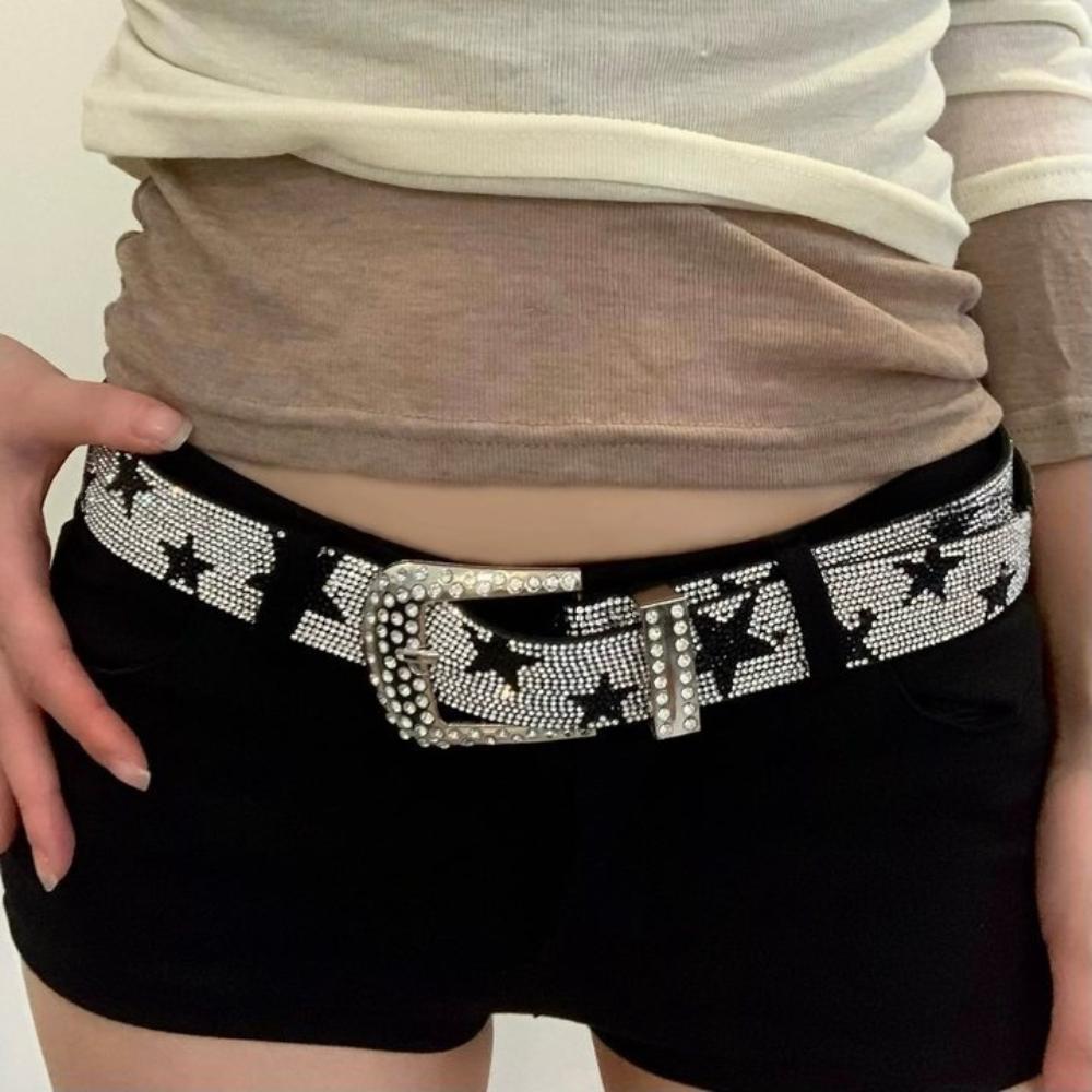 Strap Buckle Shiny Star Waistband Vintage Jeans Decor Five-Pointed Star Belt Waist Accessories
Strap Buckle Shiny Star Waistband Vintage Jeans Decor Five-Pointed Star Belt Waist Accessories