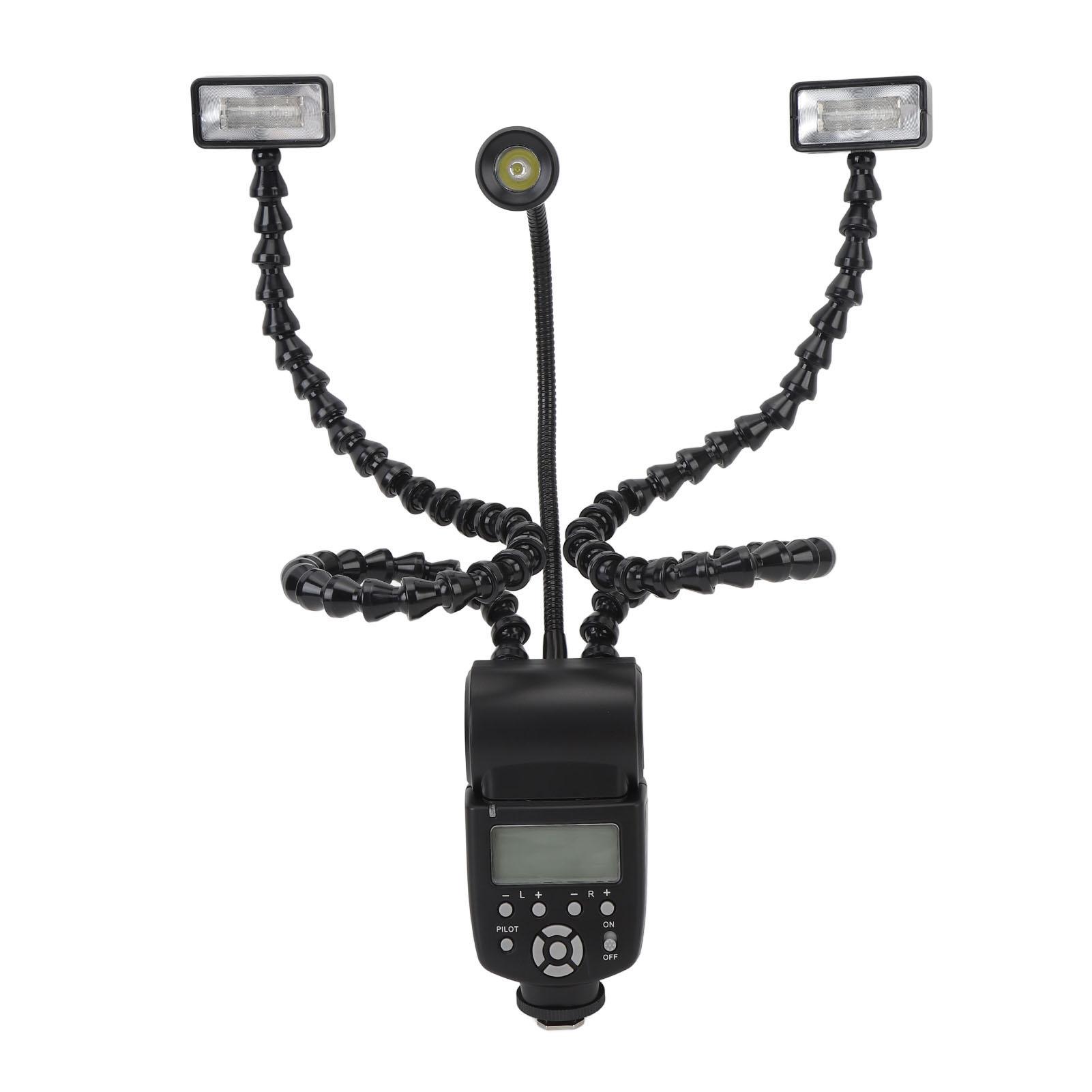 K-808 Camera Macro Flash Light Portable Multi Functional Lighting Tool for Photography 3 Head
K-808 Camera Macro Flash Light Portable Multi Functional Lighting Tool for Photography 3 Head