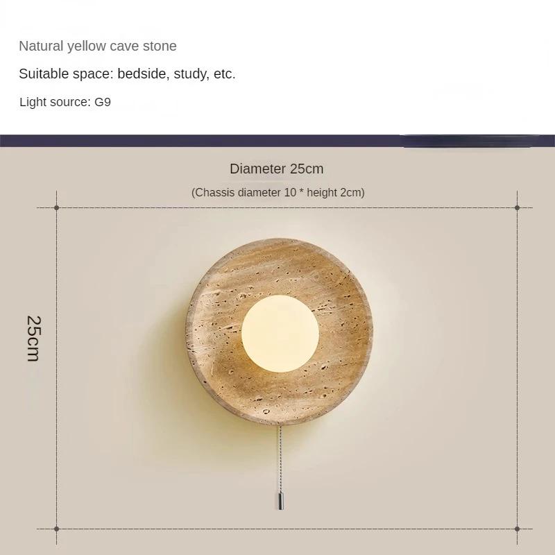 Современный роскошный светодиодный настенный светильник из натурального желтого пещерного камня для гостиной, фоновой стены, спальни, коридора, домашнего декора, освещения G9 Cool White(5500-7000K)
Современный роскошный светодиодный настенный светильник из натурального желтого пещерного камня для гостиной, фоновой стены, спальни, коридора, домашнего декора, освещения G9 Cool White(5500-7000K)