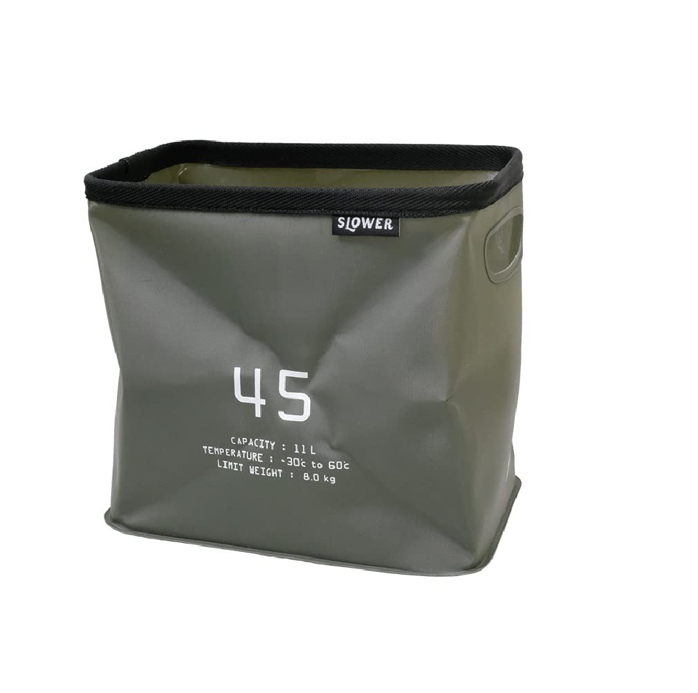 SLOWER Waterproof Foldable Bucket Hang Stock Storage Box, Olive, 11L, SLW117
SLOWER Waterproof Foldable Bucket Hang Stock Storage Box, Olive, 11L, SLW117