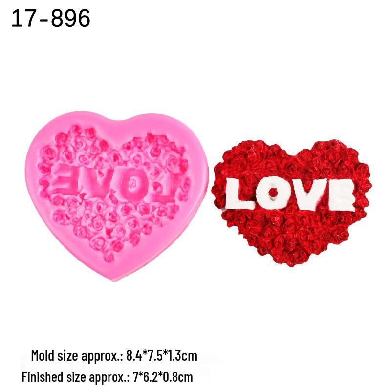 Силиконовая форма на День святого Валентина - Цветок, Сердце, Бант, Роза, Украшения для шоколадного торта
Силиконовая форма на День святого Валентина - Цветок, Сердце, Бант, Роза, Украшения для шоколадного торта