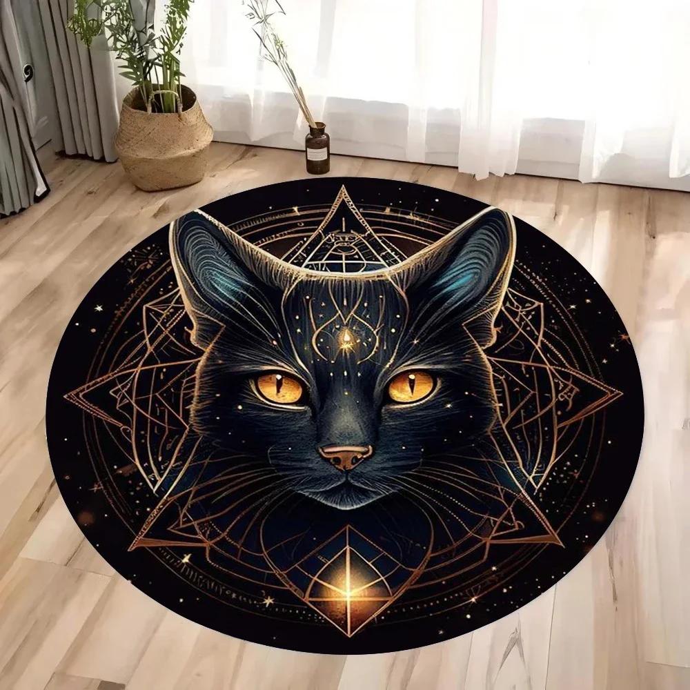 Black and White Cat Round Rug Anti-Slip Washable Carpet for Living Room Bedroom Kitchen Decor and Gift Tool Room Area Floor Mat 60cm
Black and White Cat Round Rug Anti-Slip Washable Carpet for Living Room Bedroom Kitchen Decor and Gift Tool Room Area Floor Mat 60cm
