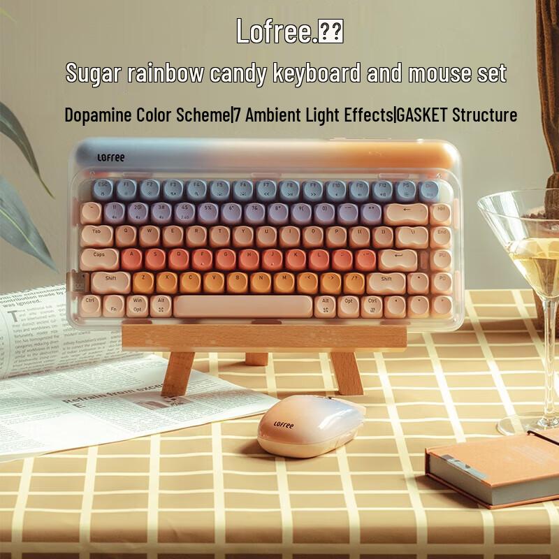 LOFREE Sugar Tri-mode Mechanical Keyboard & Mouse Set
LOFREE Sugar Tri-mode Mechanical Keyboard & Mouse Set