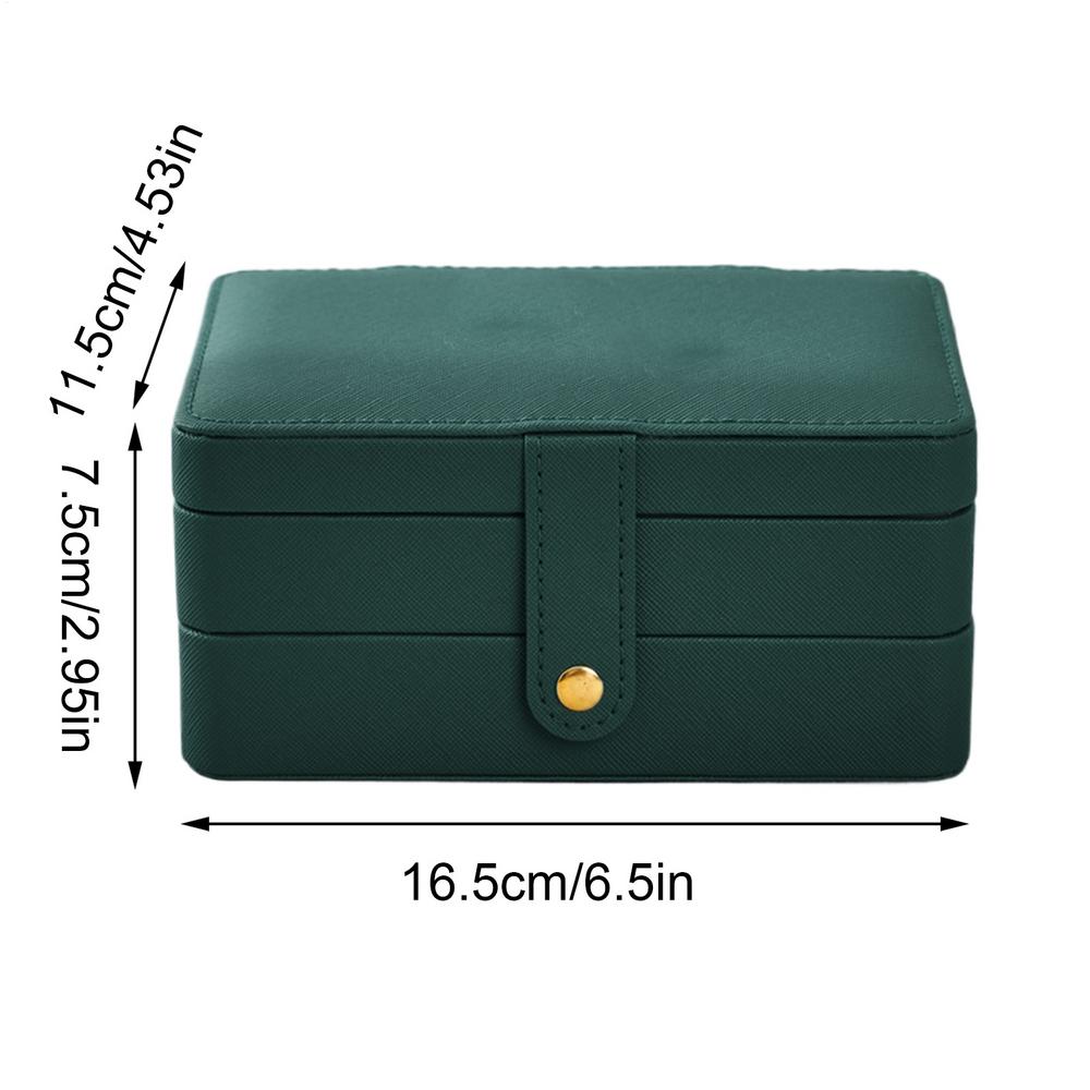 Jewelry Case For Women Three-Layer Jewelry Storage Box Storage Container PU Leather Waterproof Display Holder Desk Decor For зелений
Jewelry Case For Women Three-Layer Jewelry Storage Box Storage Container PU Leather Waterproof Display Holder Desk Decor For зелений