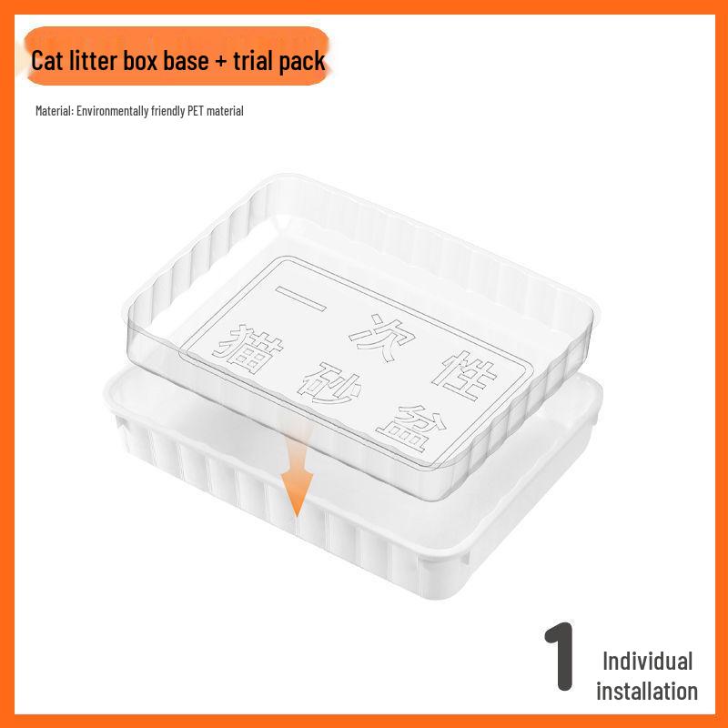 Waterproof Portable Anti-Splash Cat Litter Box for Travel Portable Thickened PP Material
Waterproof Portable Anti-Splash Cat Litter Box for Travel Portable Thickened PP Material