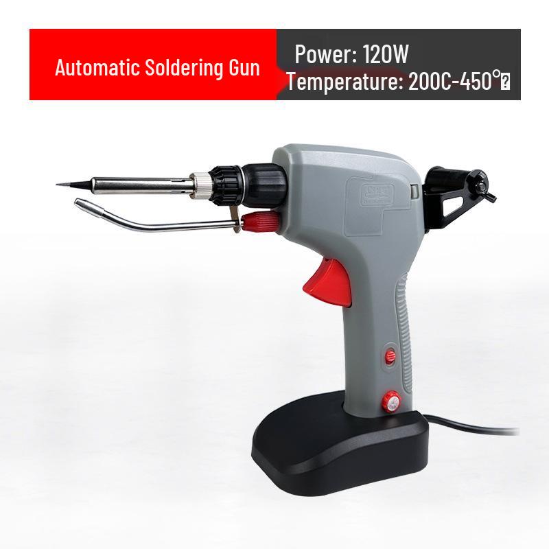 120W Automatic Soldering Gun with Solder Feed - High Power Electric Soldering Iron for Repair and Welding
120W Automatic Soldering Gun with Solder Feed - High Power Electric Soldering Iron for Repair and Welding