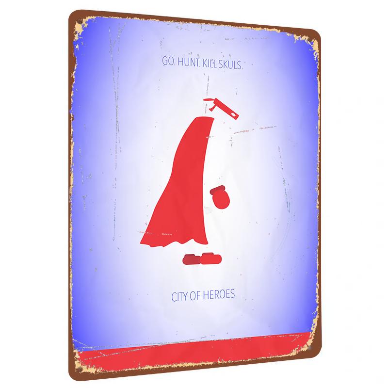 City of Heroes Minimalist Iron Painting Red Cloak Warrior Theme Home Decor Wall Art Metal Poster 20x30cm(7.8x11.8inch)
City of Heroes Minimalist Iron Painting Red Cloak Warrior Theme Home Decor Wall Art Metal Poster 20x30cm(7.8x11.8inch)