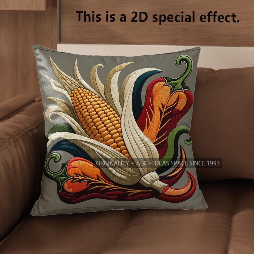 2D Harvest Corn Chili Farmhouse Throw Pillow Covers Pattern Cushion Cover Suitable For Sofa Bedroom Car Pillow Cover 40x40cm
2D Harvest Corn Chili Farmhouse Throw Pillow Covers Pattern Cushion Cover Suitable For Sofa Bedroom Car Pillow Cover 40x40cm