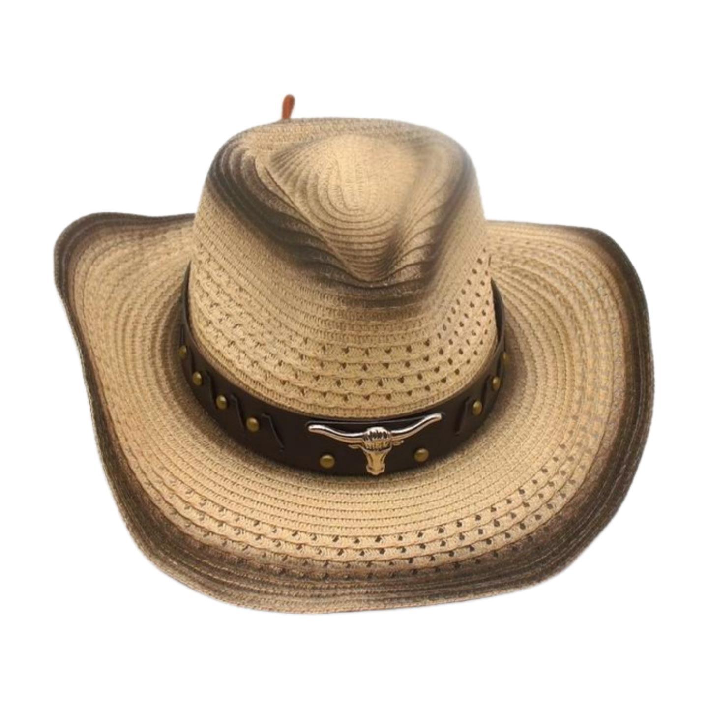 Western Cowboy Straw Hat Men And Women Ethnic Spring And Summer Travel Windproof Sunscreen Straw Hat One size
Western Cowboy Straw Hat Men And Women Ethnic Spring And Summer Travel Windproof Sunscreen Straw Hat One size