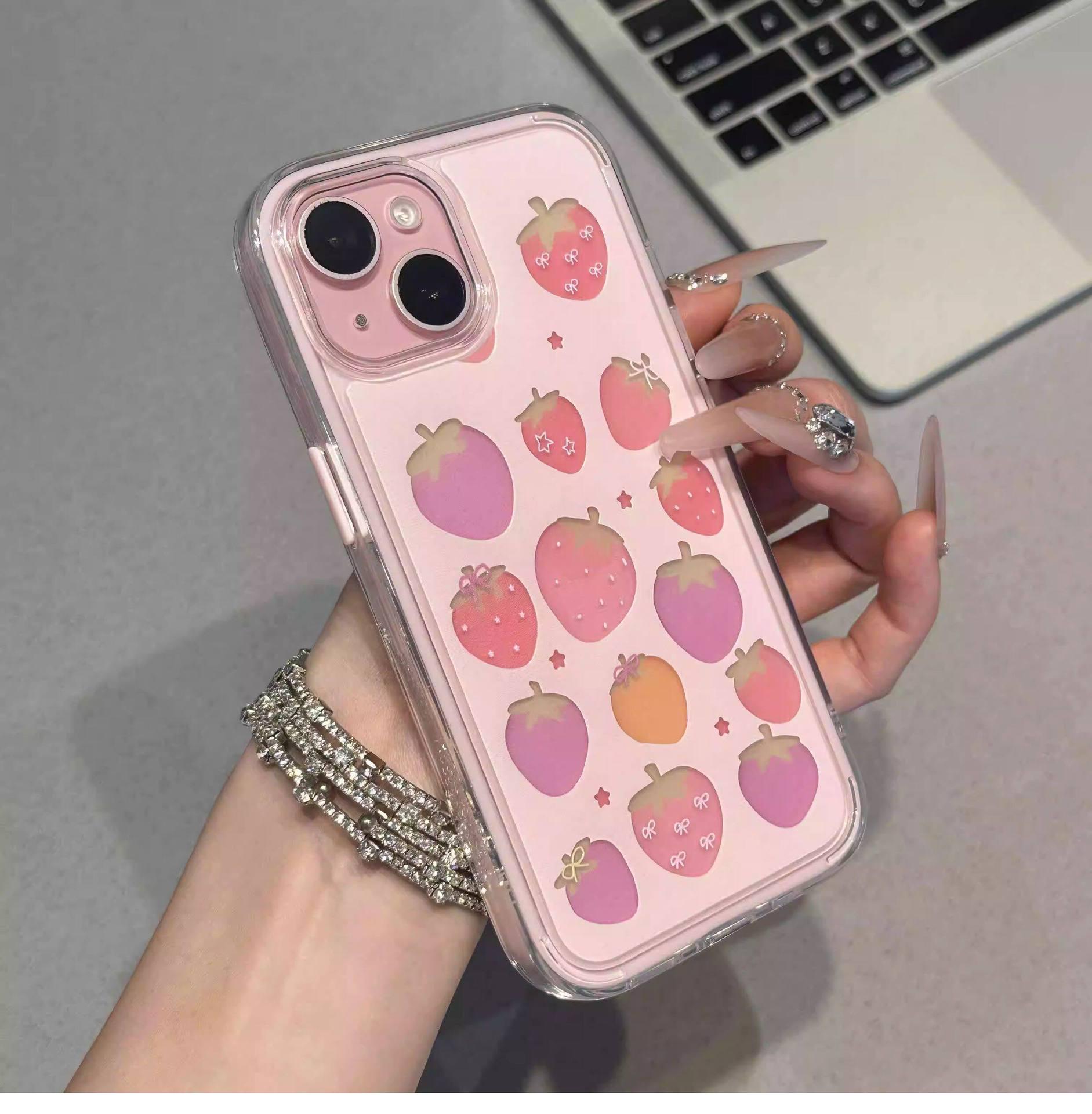 High-End Purple Pink Strawberry Phone Case for Apple 17/16 Pro Max, 15, 14 Pro Max, 13 Pro 11PROMAX
High-End Purple Pink Strawberry Phone Case for Apple 17/16 Pro Max, 15, 14 Pro Max, 13 Pro 11PROMAX