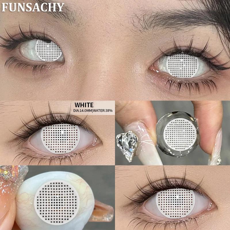 FUNSACHY 1 пара вампирских черных контактных линз для косплея, линзы для больших глаз, красные, белые, аниме, косплей, косметика для зрачков, годовое использование
FUNSACHY 1 пара вампирских черных контактных линз для косплея, линзы для больших глаз, красные, белые, аниме, косплей, косметика для зрачков, годовое использование