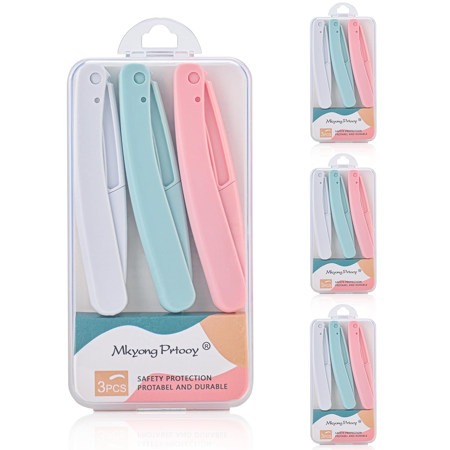 9pcs Face Razors for Women - Dermaplaning Blades Eyebrow Shavers for Face Peach Fuzz Sensitive Skin Facial Hair Removal Tool білий
9pcs Face Razors for Women - Dermaplaning Blades Eyebrow Shavers for Face Peach Fuzz Sensitive Skin Facial Hair Removal Tool білий