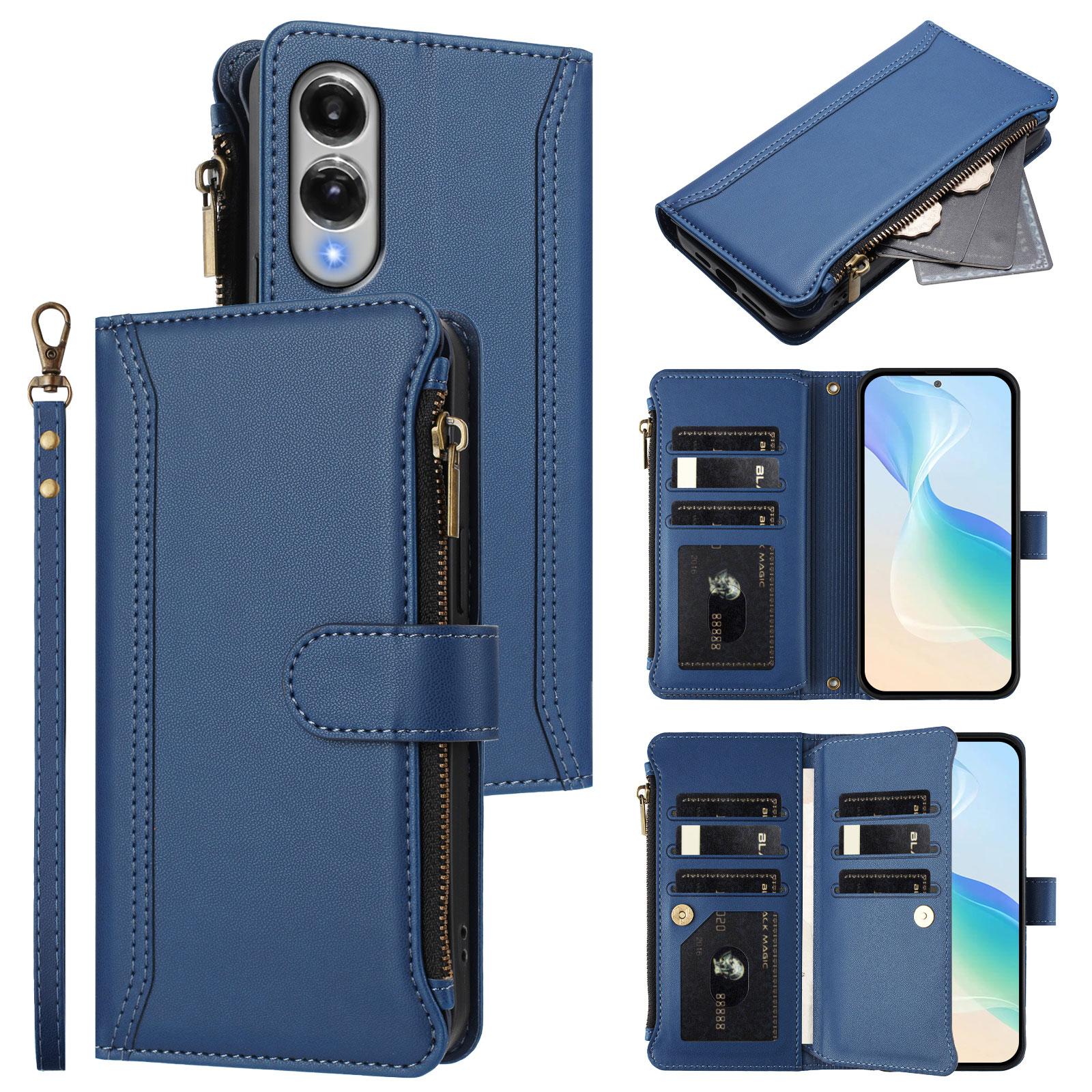 For Samsung Galaxy S25 Edge Leather Case 9 Card Slots Zipper Wallet Stand Phone Cover with Wrist Strap Dark Green
For Samsung Galaxy S25 Edge Leather Case 9 Card Slots Zipper Wallet Stand Phone Cover with Wrist Strap Dark Green