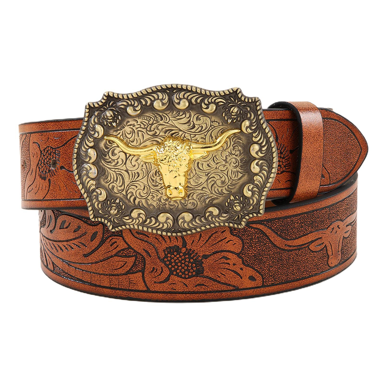 Вінтажний вестерн пояс Longhorn Bull Belt Пряжка пояс Ковбойські ремені для чоловіків Вестерн з великою пряжкою Джинсовий ремінь Шкіряний ремінь C
Вінтажний вестерн пояс Longhorn Bull Belt Пряжка пояс Ковбойські ремені для чоловіків Вестерн з великою пряжкою Джинсовий ремінь Шкіряний ремінь C