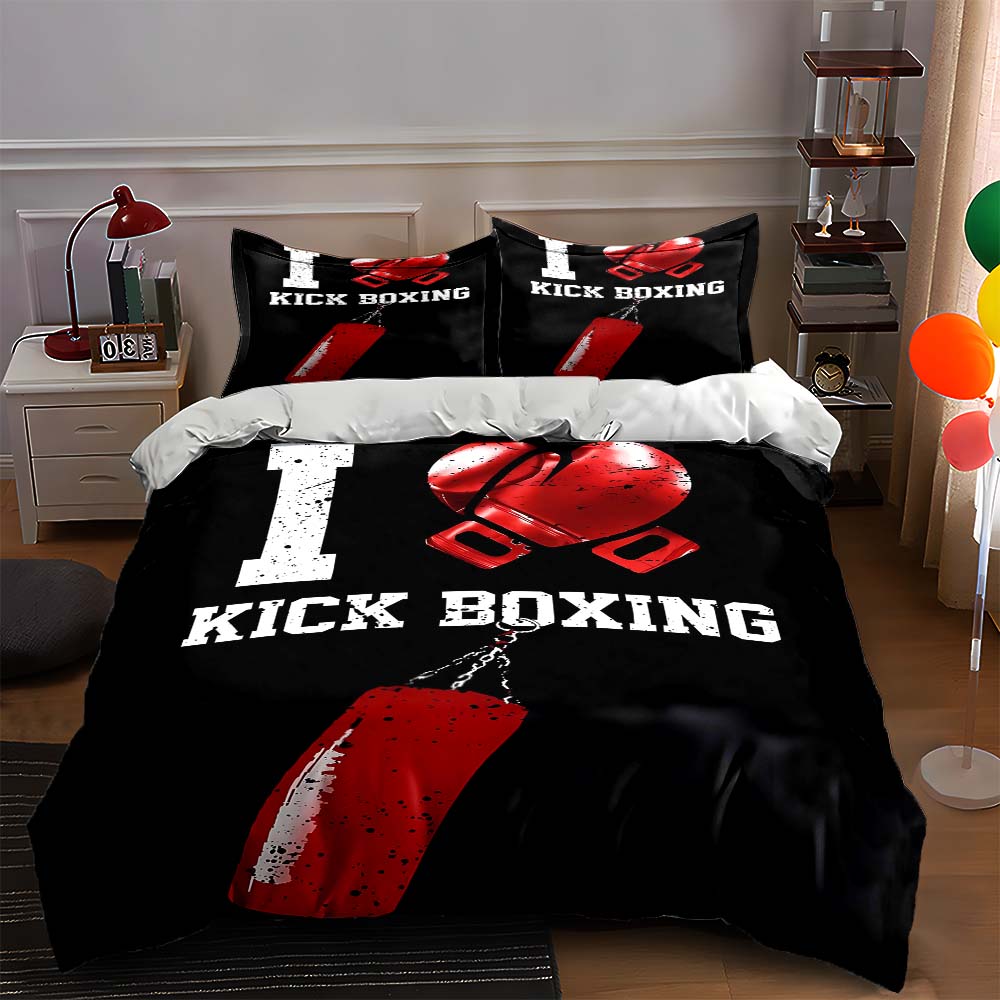 Kickboxing design Bedding Duvet cover sets Duvet covers Pillowcases, Birthday gifts (1 * Duvet Cover 2 * Pillowcases, without duvet insert) 135x200cm
Kickboxing design Bedding Duvet cover sets Duvet covers Pillowcases, Birthday gifts (1 * Duvet Cover 2 * Pillowcases, without duvet insert) 135x200cm