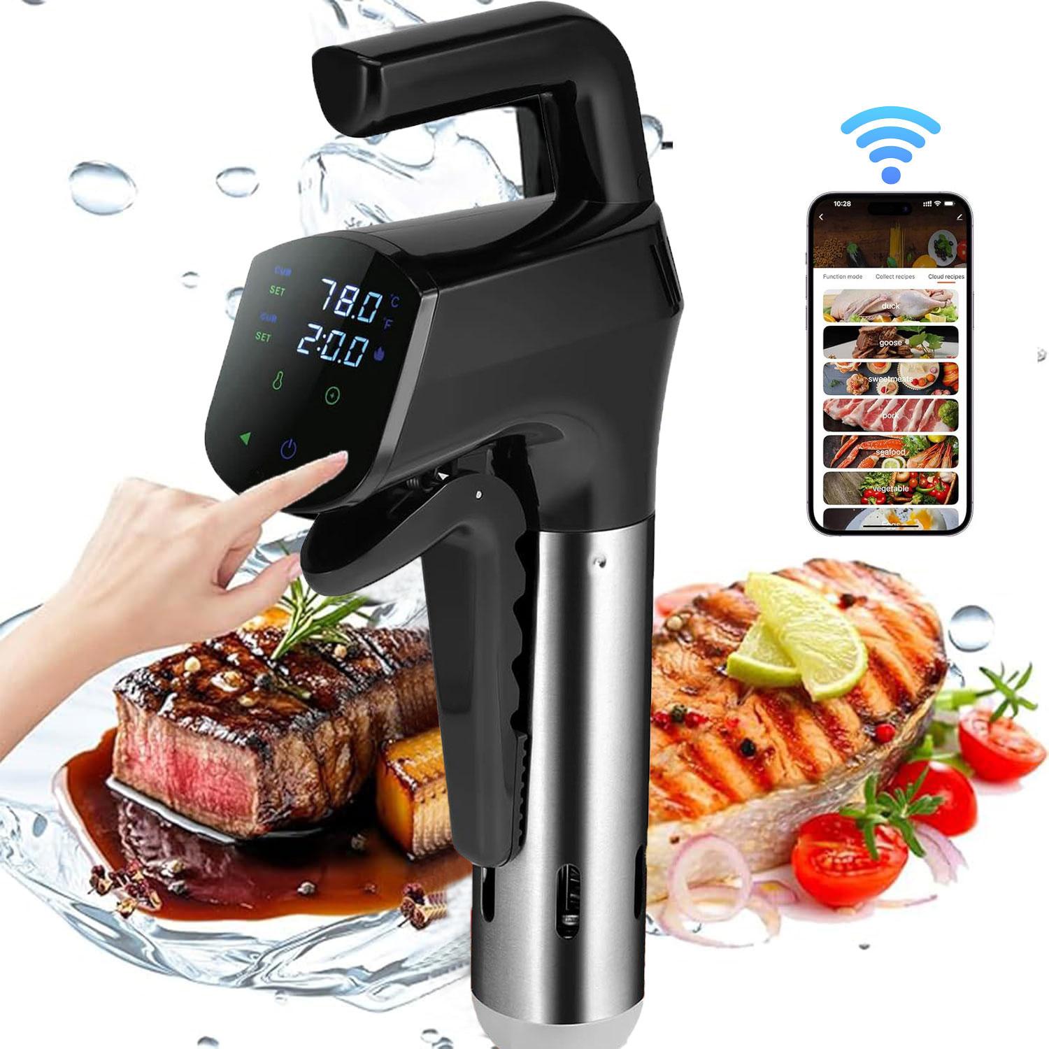 Gison 1800W NEW Sous Vide Cooker LCD Touch Immersion Circulator Accurate Cooking IPX7 with Fast heated Waterproof Vacuum Cooker EU
Gison 1800W NEW Sous Vide Cooker LCD Touch Immersion Circulator Accurate Cooking IPX7 with Fast heated Waterproof Vacuum Cooker EU