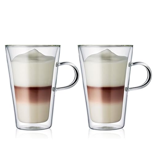 Стеклянная кружка Bodum Canteen Insolated Mug объемом 13,5 унций, с двойными стенками из жаропрочного боросиликатного стекла, 2 шт. в упаковке
Стеклянная кружка Bodum Canteen Insolated Mug объемом 13,5 унций, с двойными стенками из жаропрочного боросиликатного стекла, 2 шт. в упаковке