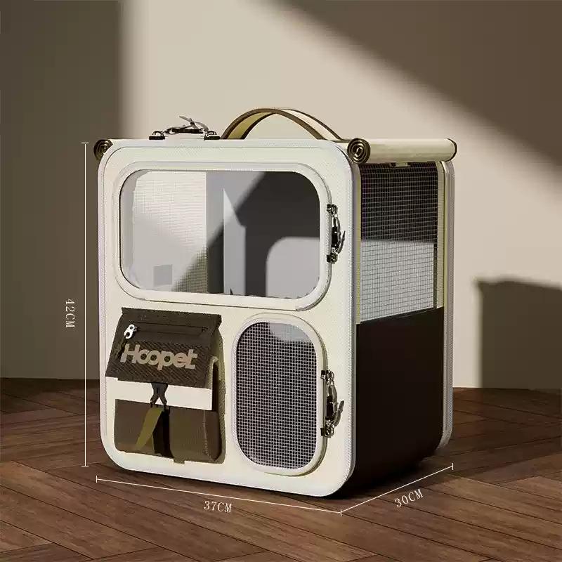 Breathable Travel Cat Carrier Backpack with Large Capacity and Double Shoulder Straps for Pets Suitable for cats up to 20 lbs, dogs up to 10 lbs
Breathable Travel Cat Carrier Backpack with Large Capacity and Double Shoulder Straps for Pets Suitable for cats up to 20 lbs, dogs up to 10 lbs