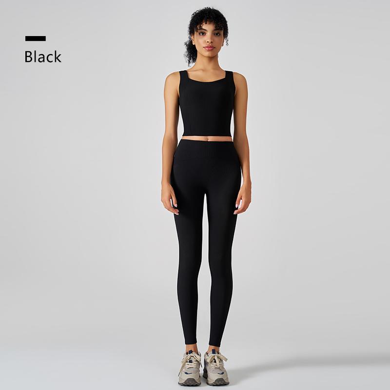 Штаны для йоги для женщин, ребристый квадратный вырез, майка без рукавов, спортивная одежда для фитнеса S чёрный
Штаны для йоги для женщин, ребристый квадратный вырез, майка без рукавов, спортивная одежда для фитнеса S чёрный