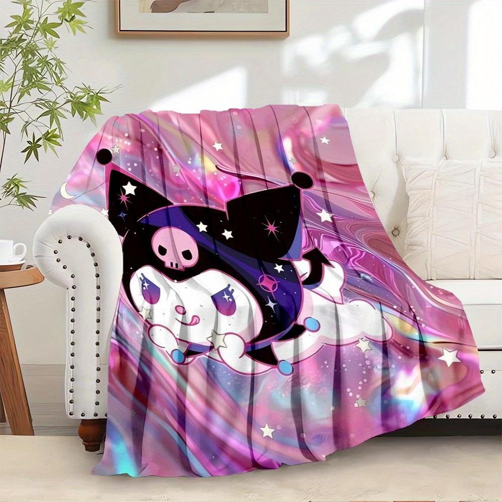 1pc Cute Cartoon Kuromi Flannel Blanket - Home Decor Blanket for All Seasons, Soft and Comfortable, Machine Washable, Perfect Gift for All F 130x150cm
1pc Cute Cartoon Kuromi Flannel Blanket - Home Decor Blanket for All Seasons, Soft and Comfortable, Machine Washable, Perfect Gift for All F 130x150cm