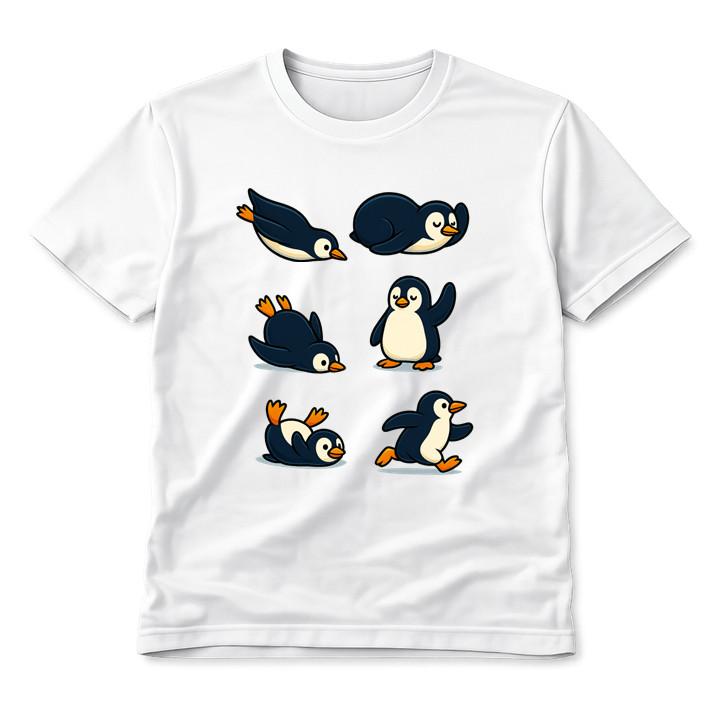 Cute Penguin Poses Funny Unisex T-Shirt Cartoon Bird Graphic Tee Gift 5XL різнокольоровий
Cute Penguin Poses Funny Unisex T-Shirt Cartoon Bird Graphic Tee Gift 5XL різнокольоровий