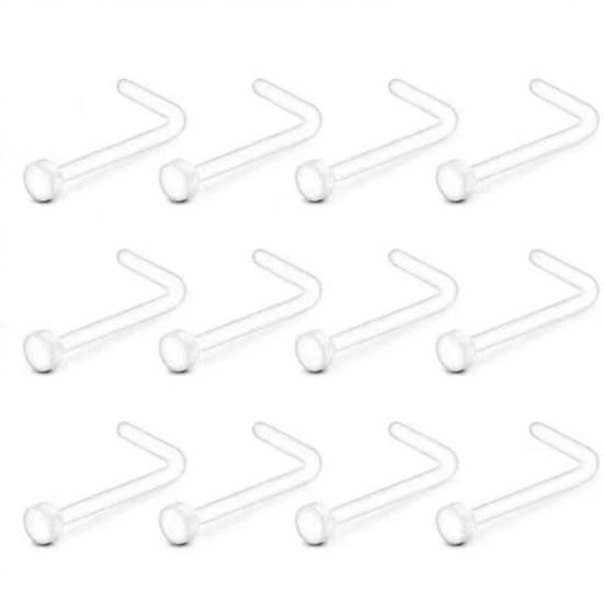 HEXINGMC Унисекс Гипоаллергенный Акриловый L-образный Пирсинг-гвоздик для носа, Пластик, Прозрачный, 20 штук 20PCS
HEXINGMC Унисекс Гипоаллергенный Акриловый L-образный Пирсинг-гвоздик для носа, Пластик, Прозрачный, 20 штук 20PCS