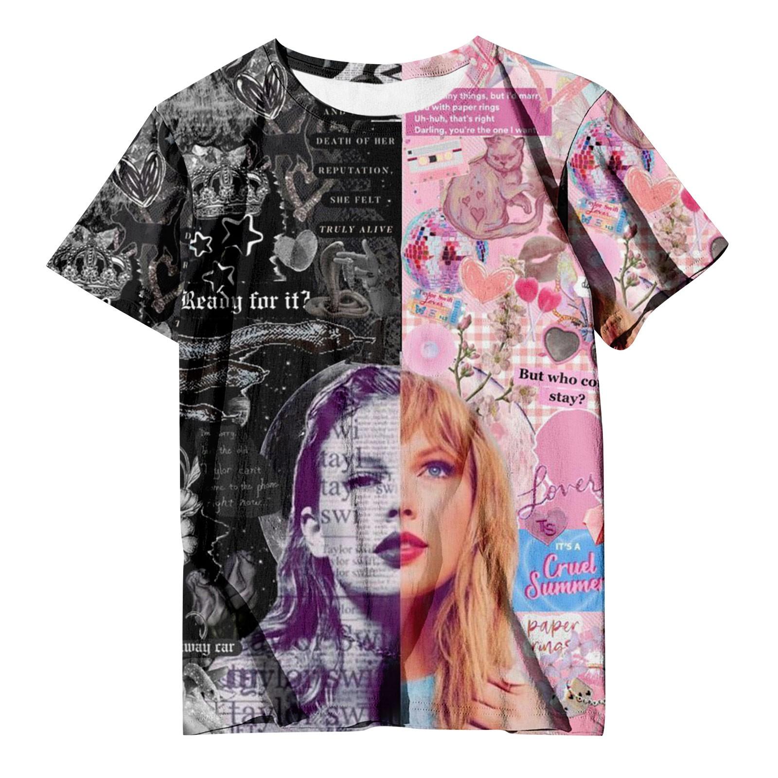 Women s Summer Casual Round Neck Short Sleeve T-shirt Print Top L чорний
Women s Summer Casual Round Neck Short Sleeve T-shirt Print Top L чорний
