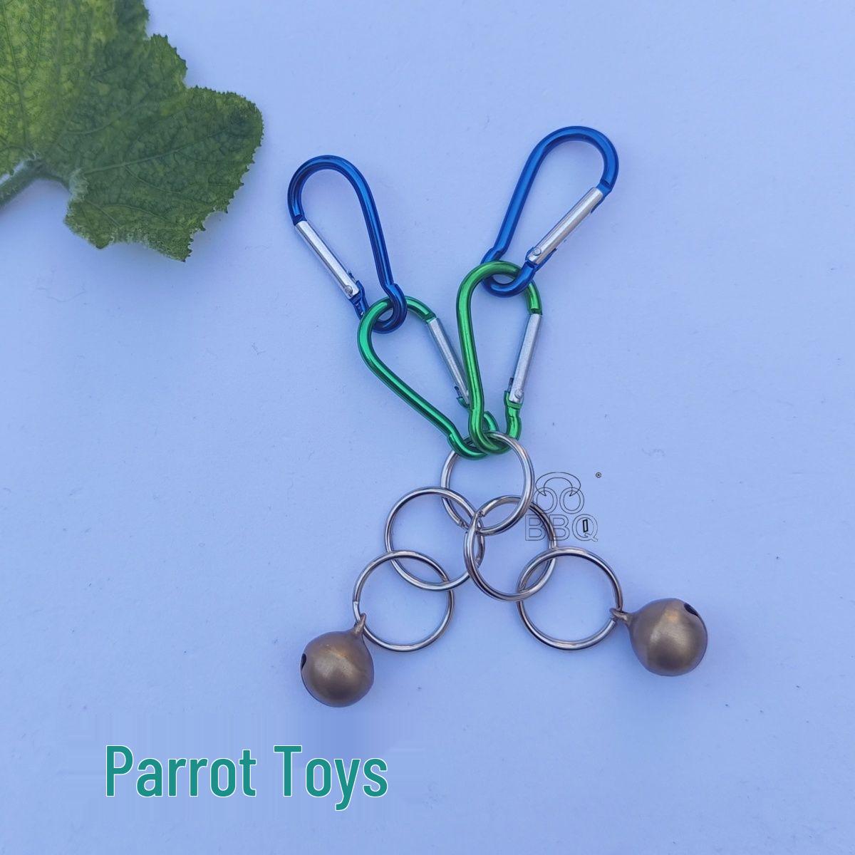 Parrot Decompression Copper Bell Toy - Hanging Cage Ornament & Educational Detachable Assembly for Birds Assembled Set
Parrot Decompression Copper Bell Toy - Hanging Cage Ornament & Educational Detachable Assembly for Birds Assembled Set
