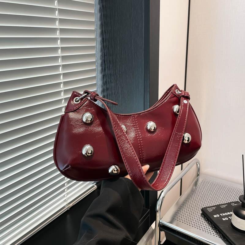 Korean Style Personalized Rivet Bag Fashionable Niche Shoulder Ins Internet Celebrity Temperament Commuting Women s вина червоного кольору
Korean Style Personalized Rivet Bag Fashionable Niche Shoulder Ins Internet Celebrity Temperament Commuting Women s вина червоного кольору