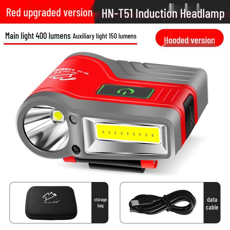 Rechargeable Super Bright Headlamp with Sensor for Night Fishing - Attachable to Cap Brim
Rechargeable Super Bright Headlamp with Sensor for Night Fishing - Attachable to Cap Brim