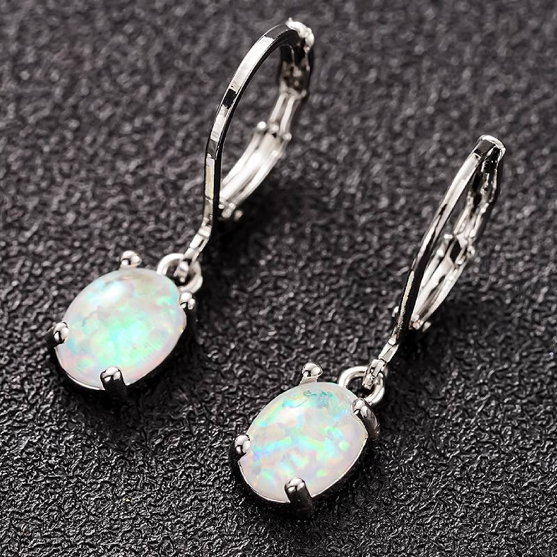 Huitan Simple Style Women Drop Earrings with Elegant Imitation Opal Copper Color Party Accessories for Lady Trendy Chic Zircon
Huitan Simple Style Women Drop Earrings with Elegant Imitation Opal Copper Color Party Accessories for Lady Trendy Chic Zircon