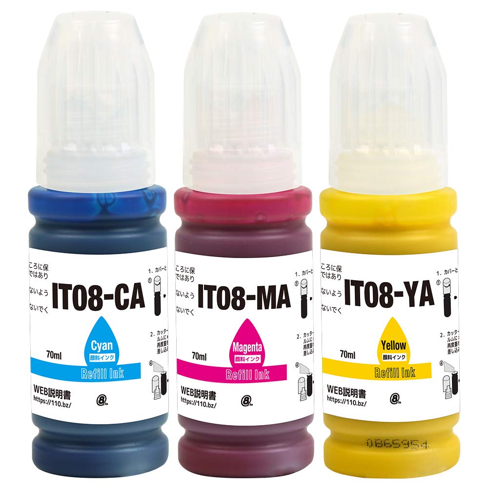 IT08 colors Latest compatible ink bottle IT08CA IT08MA IT08YA Pencil sharpener Ink Can be used with genuine EPSON Epson by STAR (CA/MA/YA) [3-color
IT08 colors Latest compatible ink bottle IT08CA IT08MA IT08YA Pencil sharpener Ink Can be used with genuine EPSON Epson by STAR (CA/MA/YA) [3-color