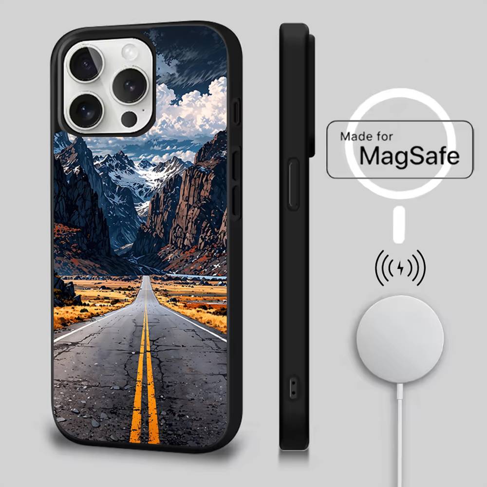 Snow Mountain Road Landscape Case For iPhone 17,16,15,14,13,12,11,Pro,Max,Plus,Mini,SE4,E Magnetic Magsafe Wireless Charging iPhone15
Snow Mountain Road Landscape Case For iPhone 17,16,15,14,13,12,11,Pro,Max,Plus,Mini,SE4,E Magnetic Magsafe Wireless Charging iPhone15