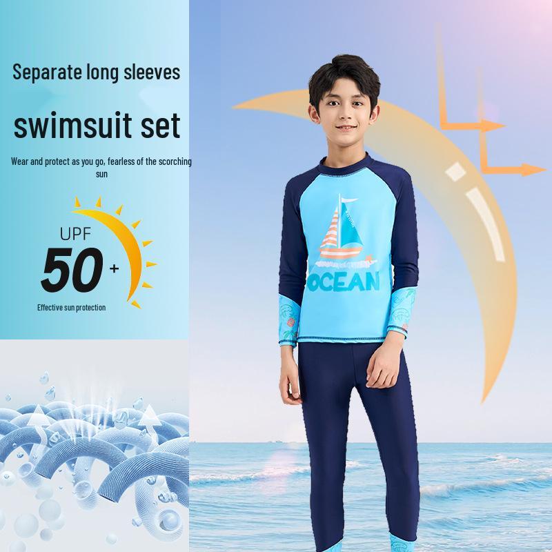 Sun Protection Boys Long Sleeve Swimsuit: Small, Medium, Large - Children s Full-Length Dive Suit 12 (40-50 Jin)
Sun Protection Boys Long Sleeve Swimsuit: Small, Medium, Large - Children s Full-Length Dive Suit 12 (40-50 Jin)