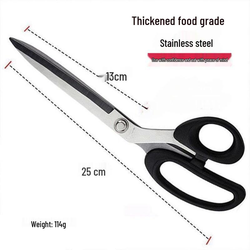 10-Inch Stainless Steel Fabric & Leather Scissors with Plastic Handle for Household and Office Use
10-Inch Stainless Steel Fabric & Leather Scissors with Plastic Handle for Household and Office Use